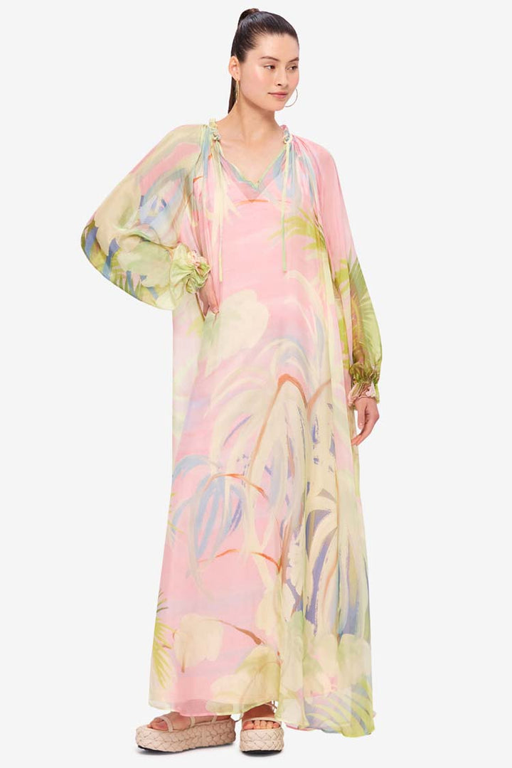 Alana Kaftan Maxi Dress in Dreamscape