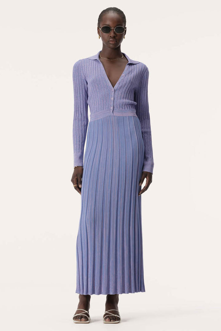 Almo Knit Dress in Violet | FINAL SALE