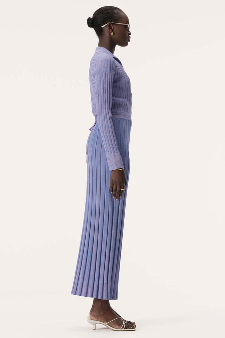 Almo Knit Dress in Violet | FINAL SALE