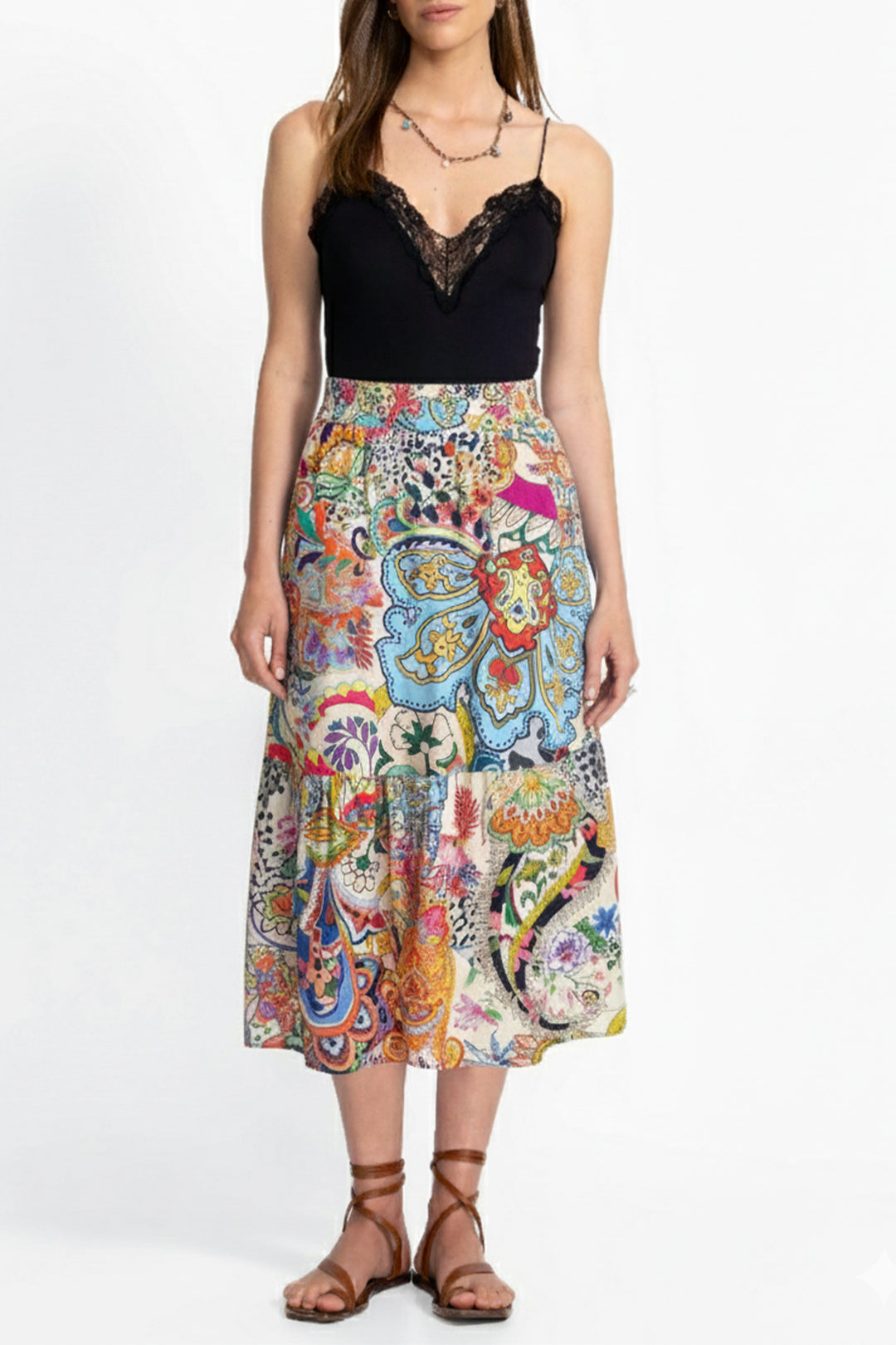 Amanda Janie Fav Single Tiered Skirt