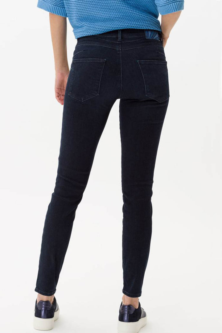 Ana Skinny Jeans in Used Dark Blue