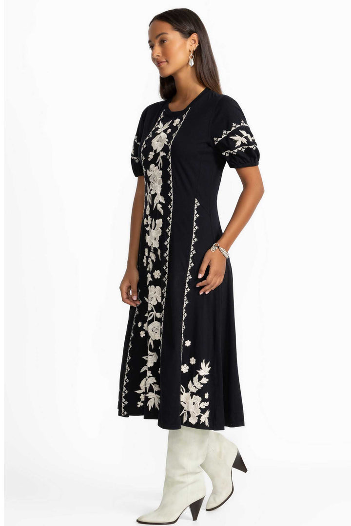 Camille Seamed Knit Dress