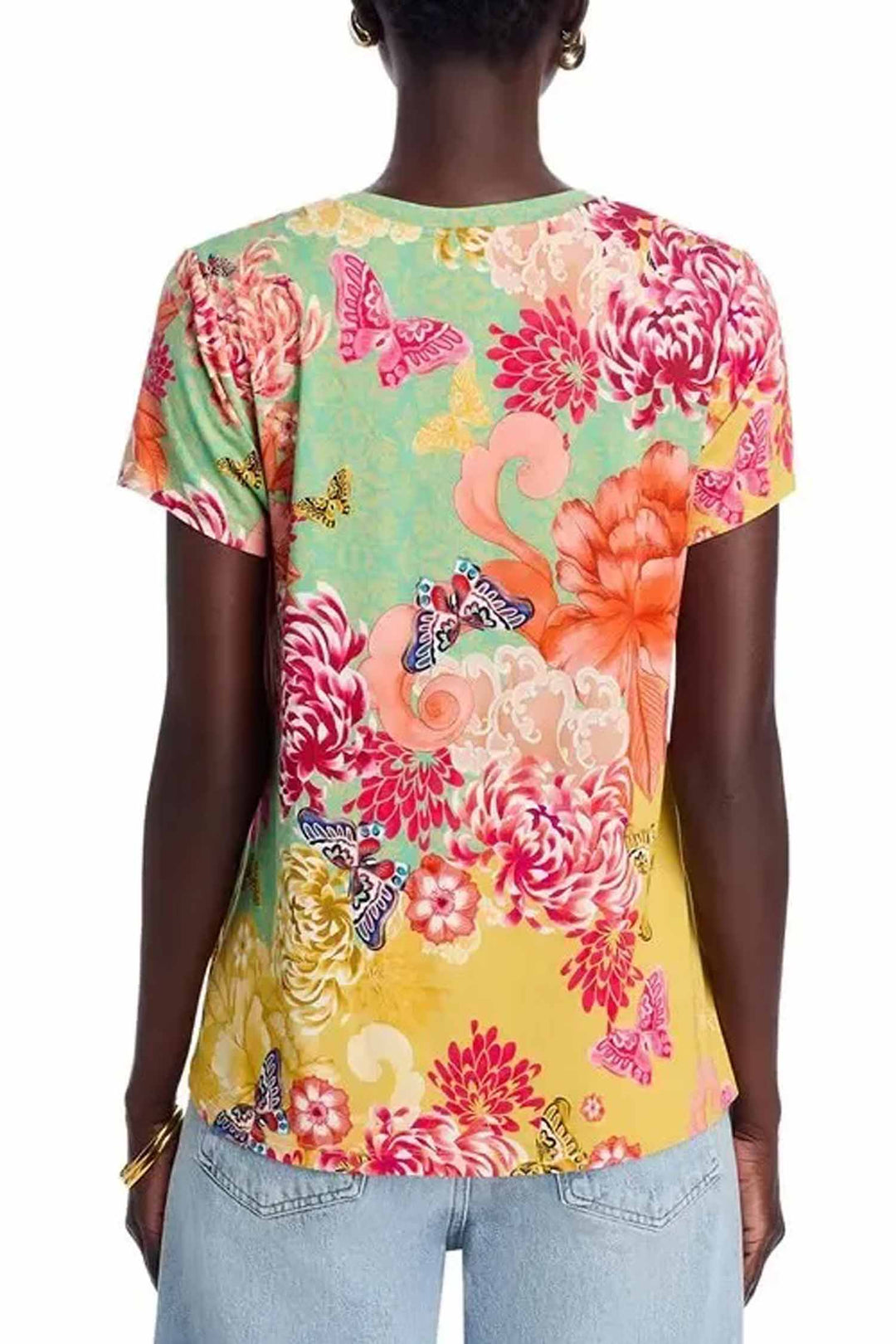 Charlie Janie Fav SS V-Neck Tee