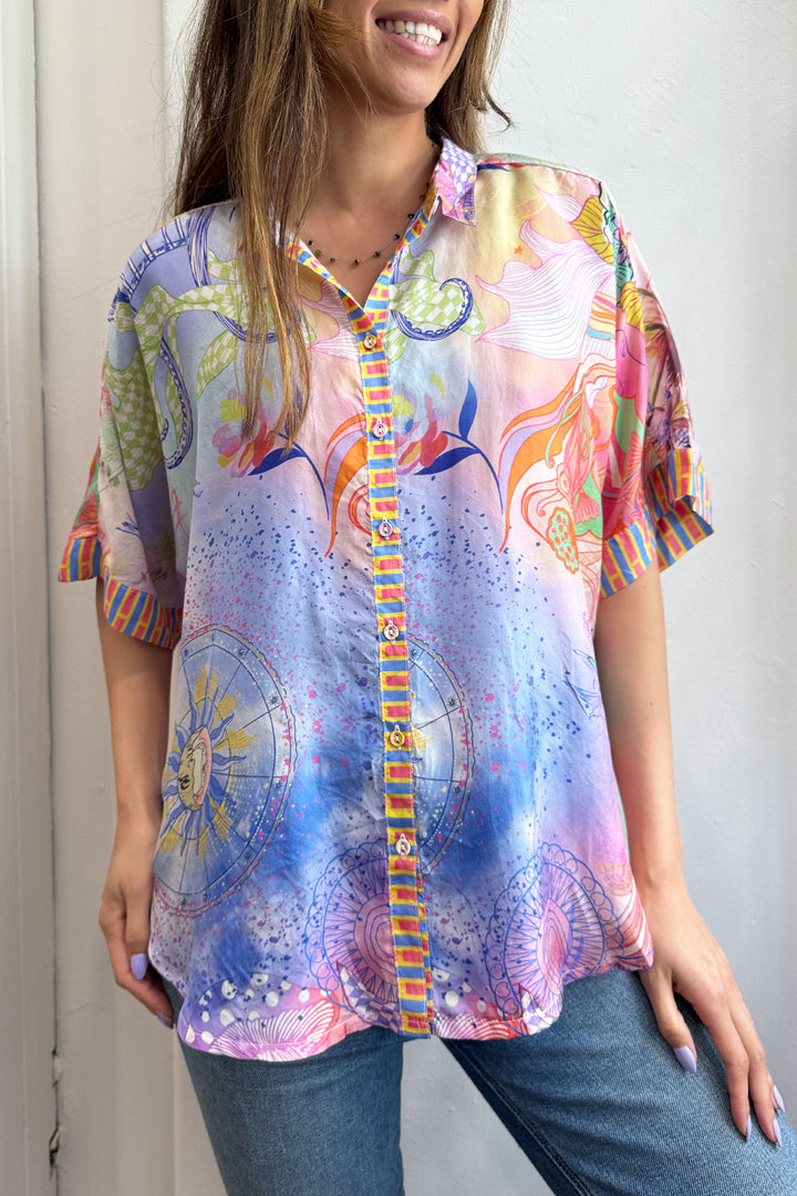 Cindy Audrey Short Sleeve Shirt