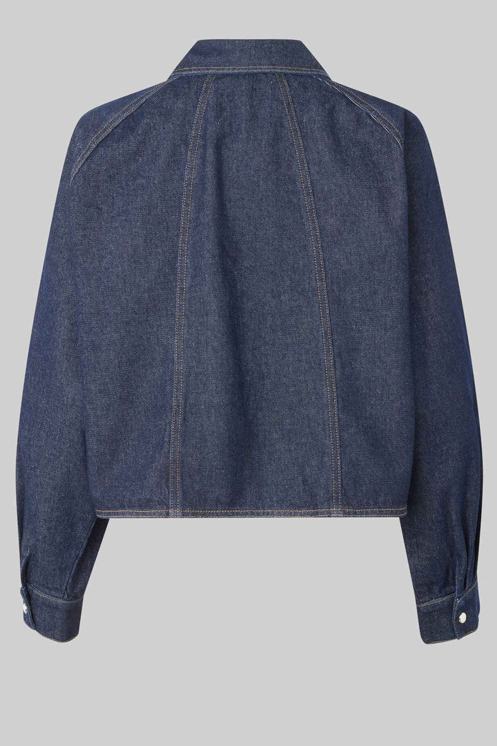 Columbus Denim Shirt in Dark Blue