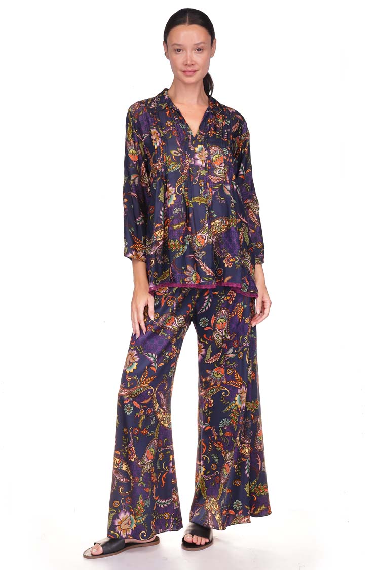 Comono Paisley Axelle Wide Leg Pant