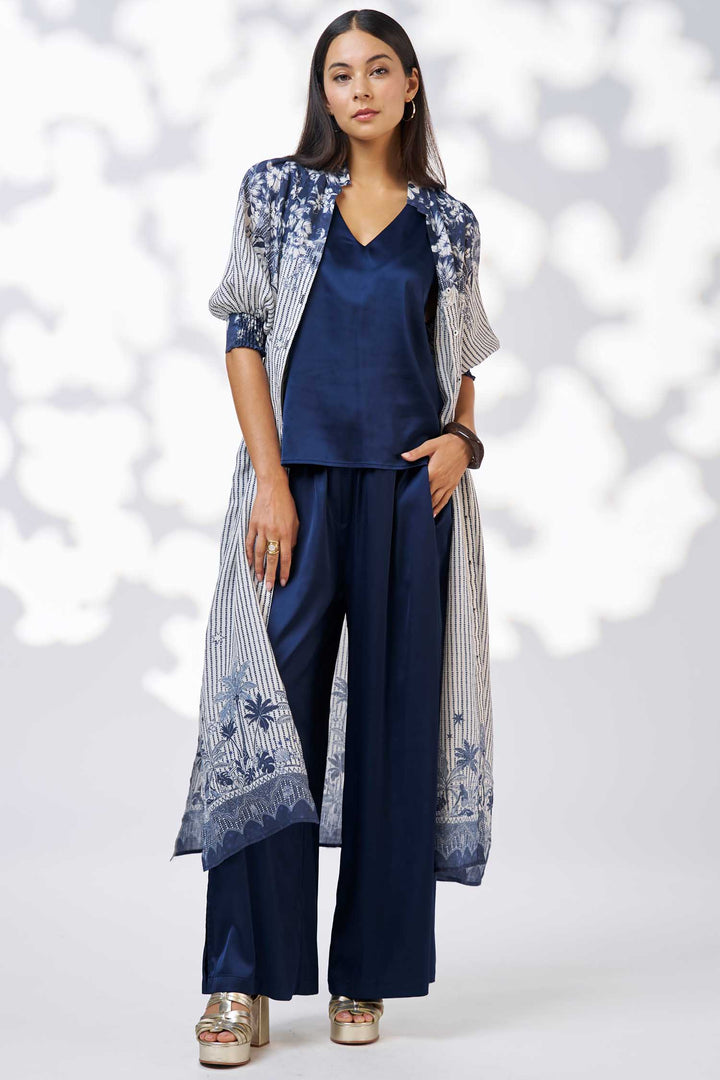 Demi Tank in Indigo