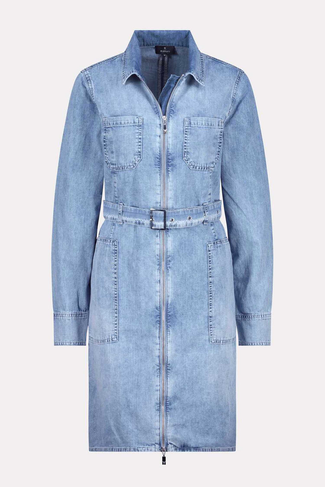 Denim LS Midi Coat Dress