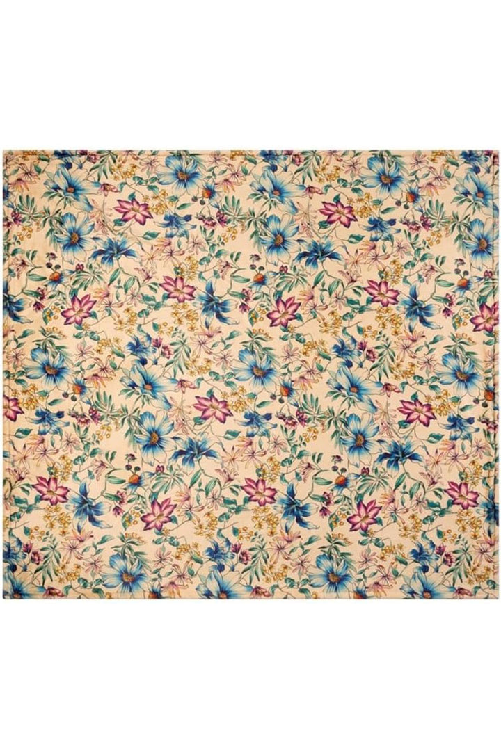 Denim Lace Cozy Blanket