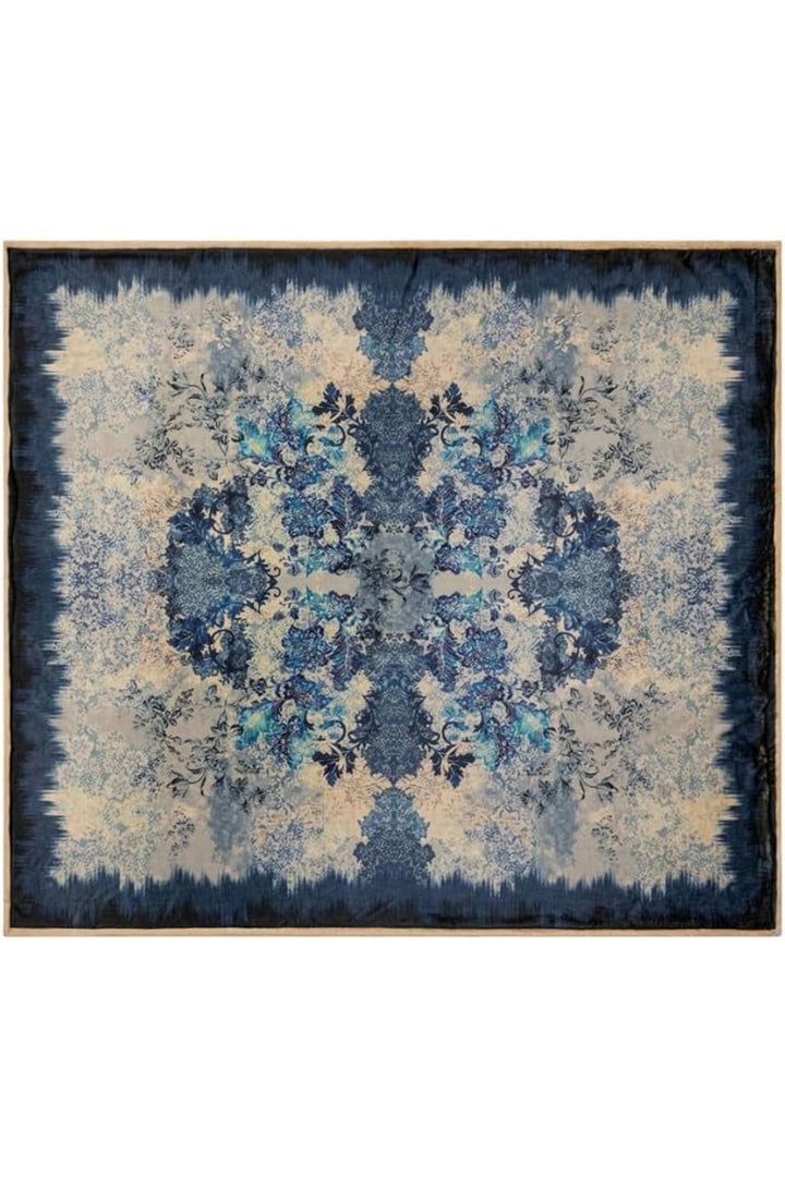 Denim Lace Cozy Blanket