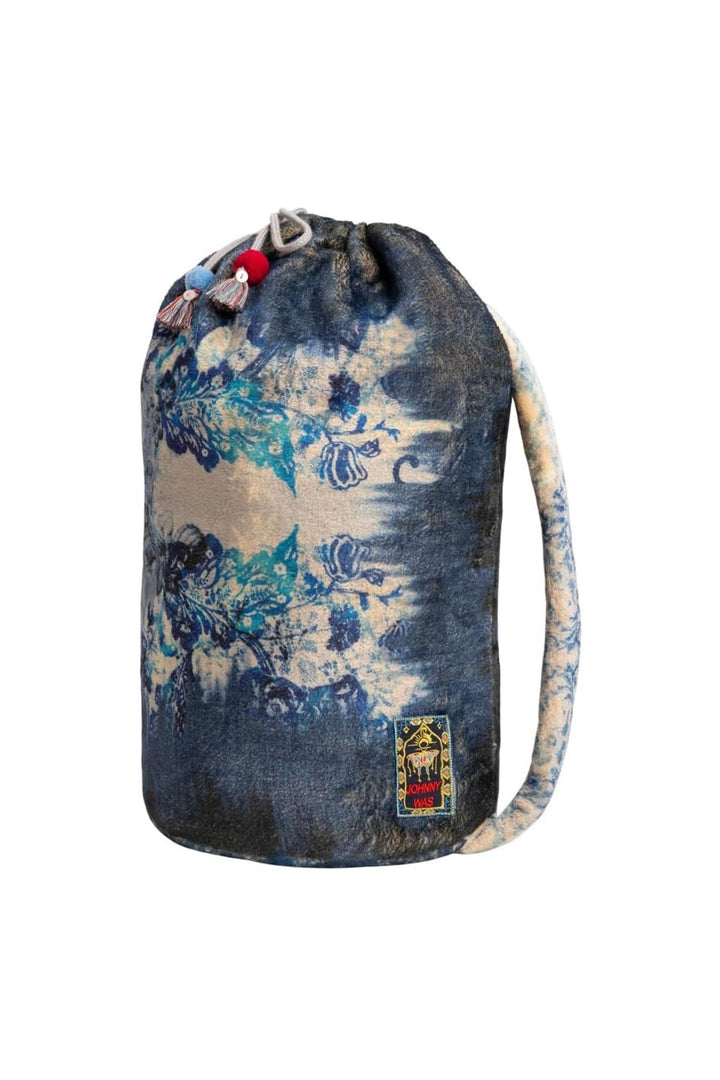 Denim Lace Cozy Blanket