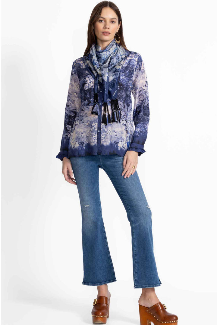 Denim Lace Shivonne Shirt