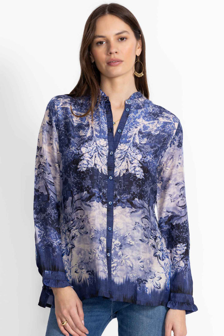 Denim Lace Shivonne Shirt
