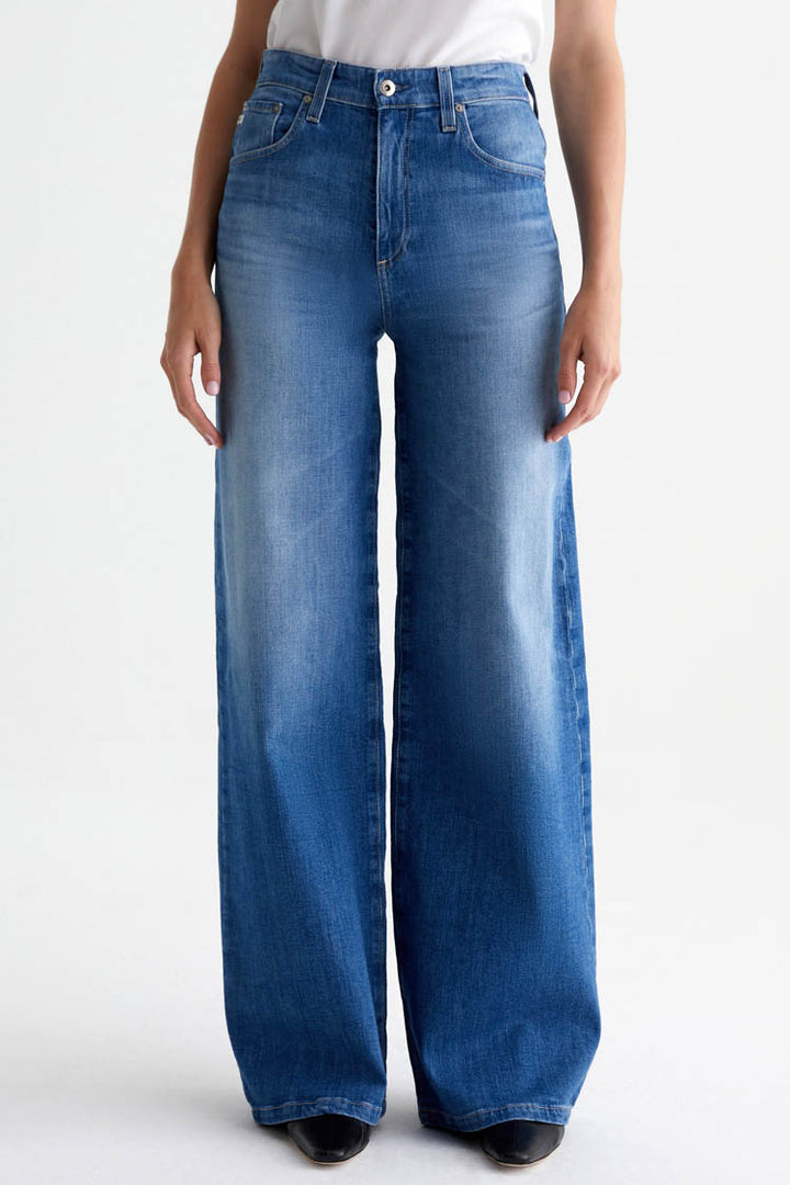 Deven High-rise Ultra Wide Leg Jeans - Runway