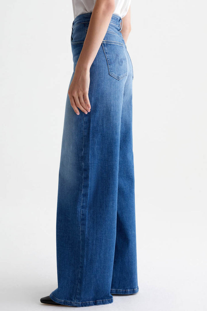 Deven High-rise Ultra Wide Leg Jeans - Runway