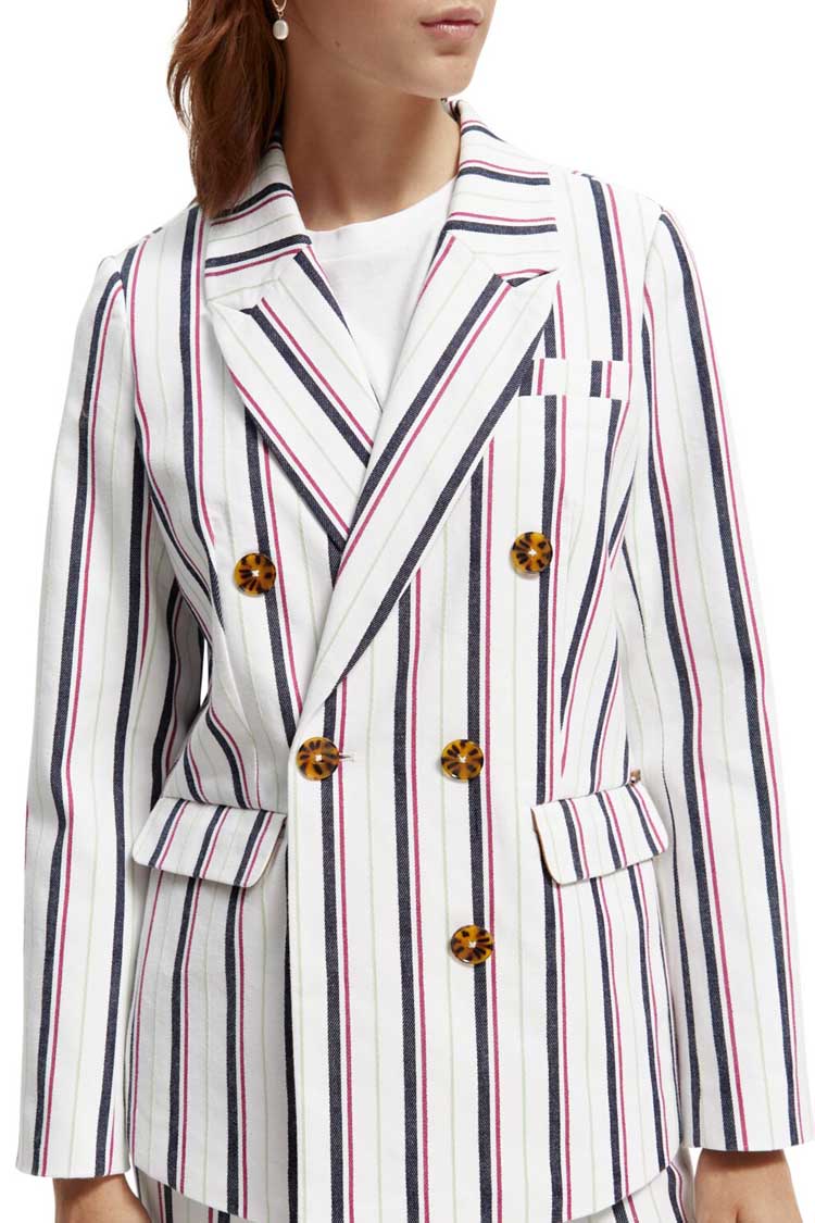Double Breasted Striped Blazer | FINAL SALE