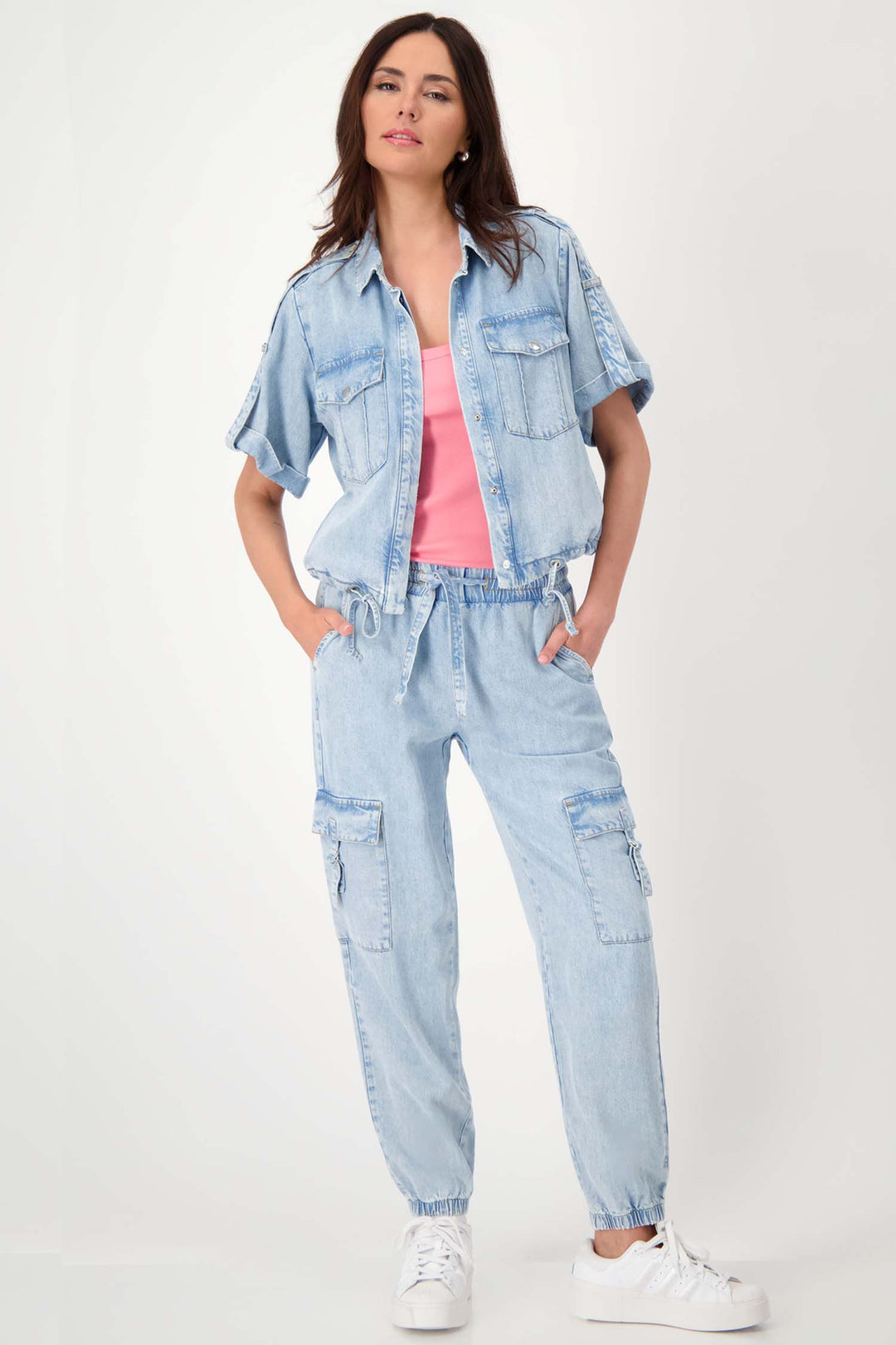 Dropped Shoulder SS Denim Jacket