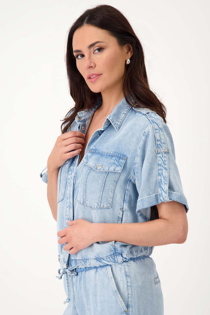 Dropped Shoulder SS Denim Jacket