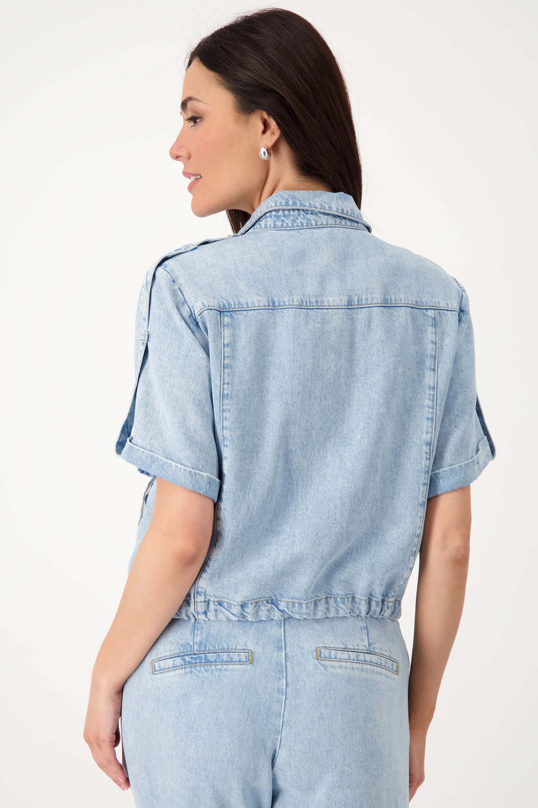 Dropped Shoulder SS Denim Jacket