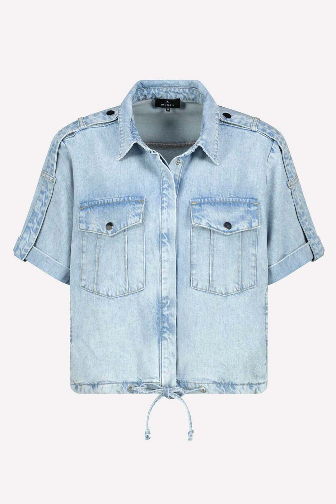 Dropped Shoulder SS Denim Jacket