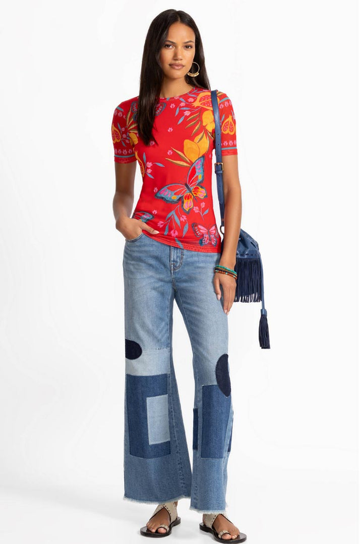 Ekaterina Eleanor SS Mesh Tee