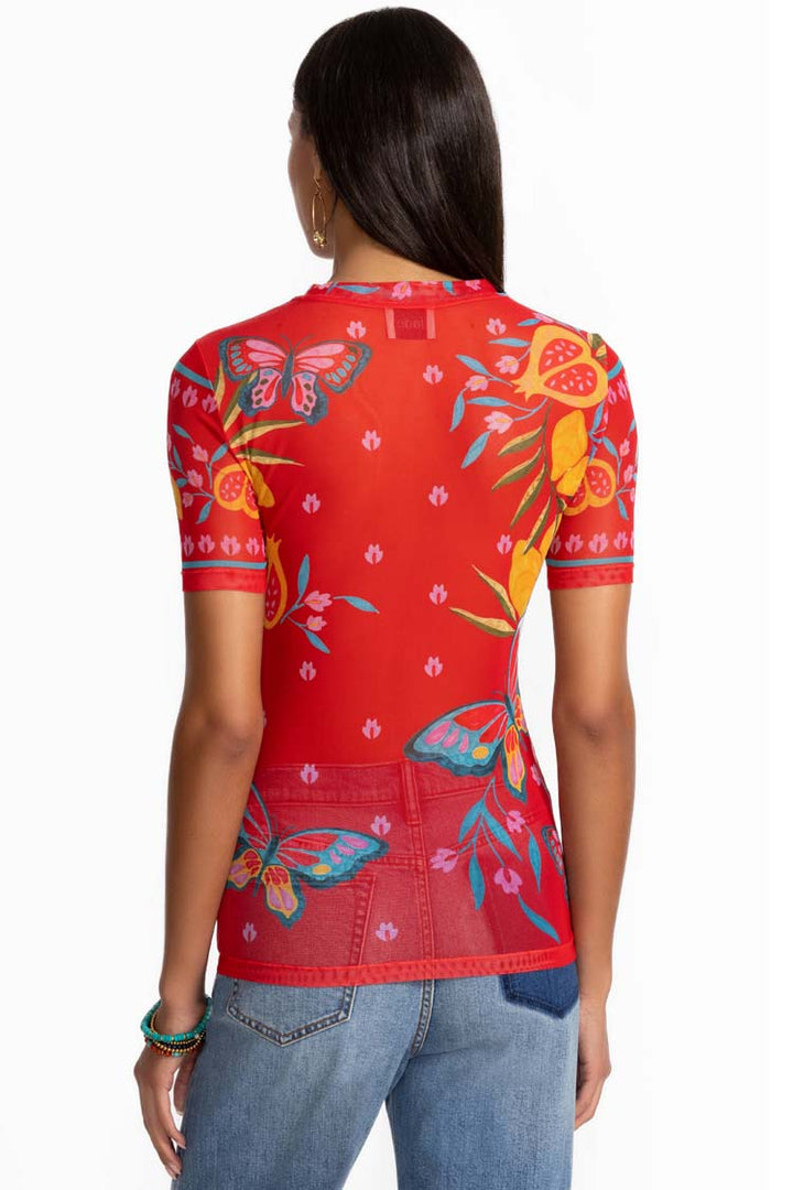 Ekaterina Eleanor SS Mesh Tee