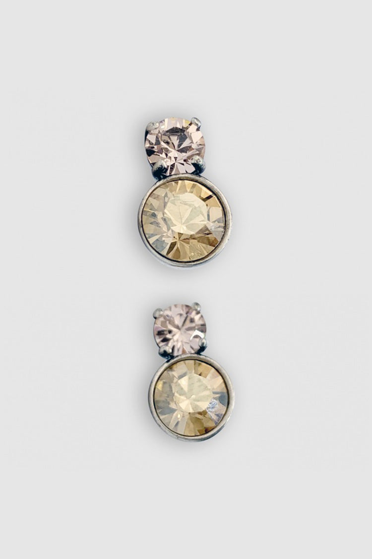 Jane Earring in Silver Peach