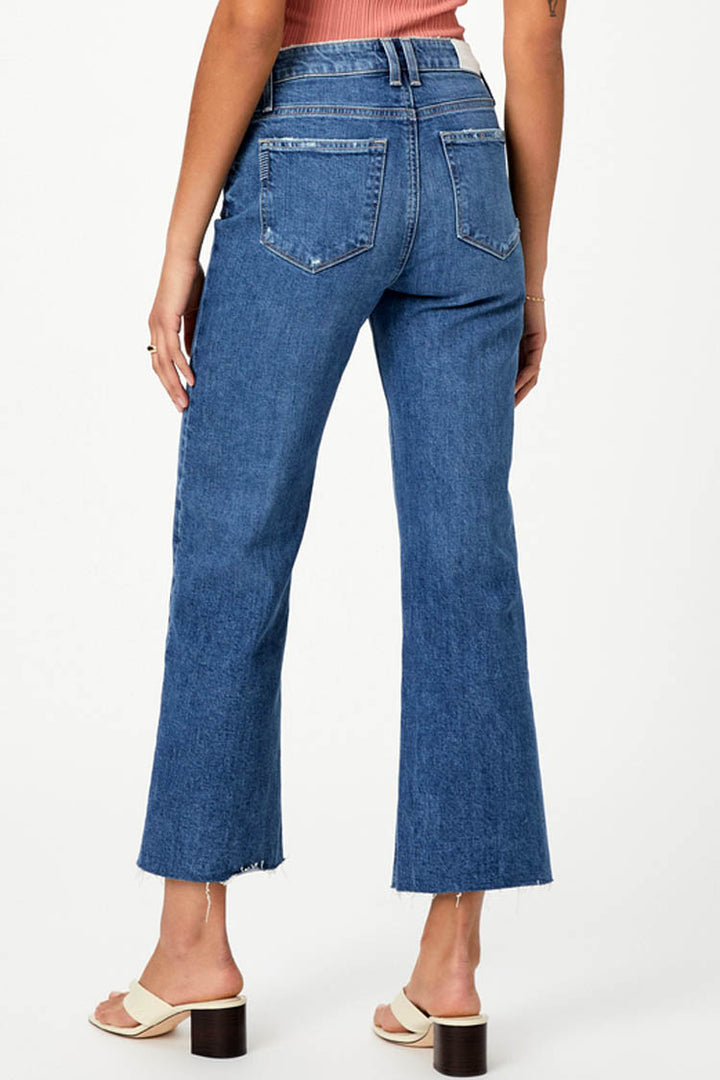 Leenah Ankle Wide Leg Jeans w Raw Hem - Familia