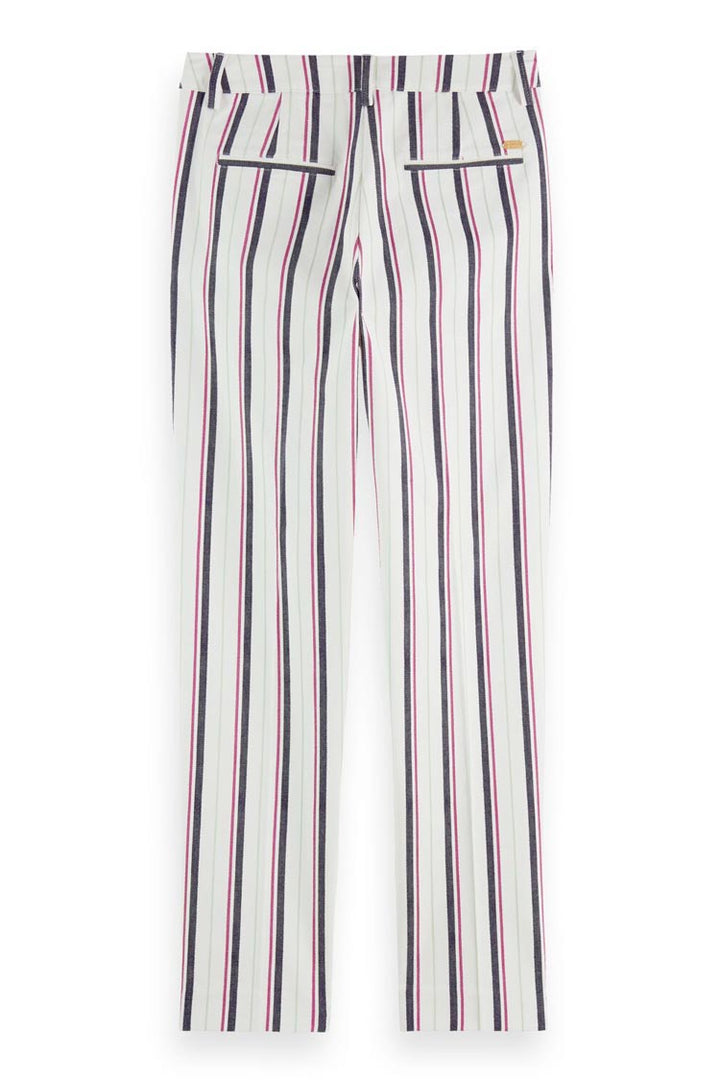 Lowry Mid-rise Slim Fit Striped Trousers | FINAL SALE