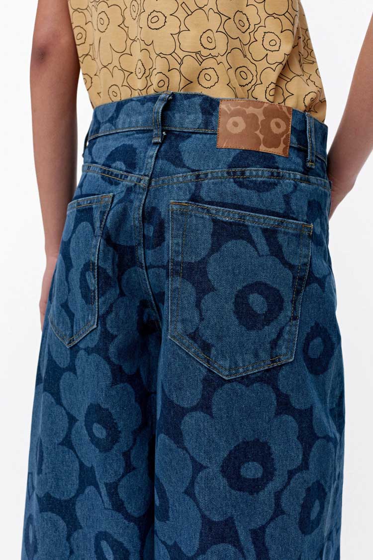 Maridenim Loose Unikko Cotton Jeans in Mid Indigo