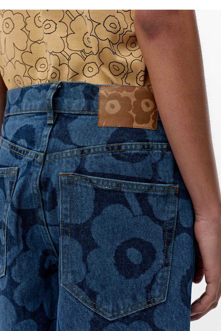 Maridenim Loose Unikko Cotton Jeans in Mid Indigo