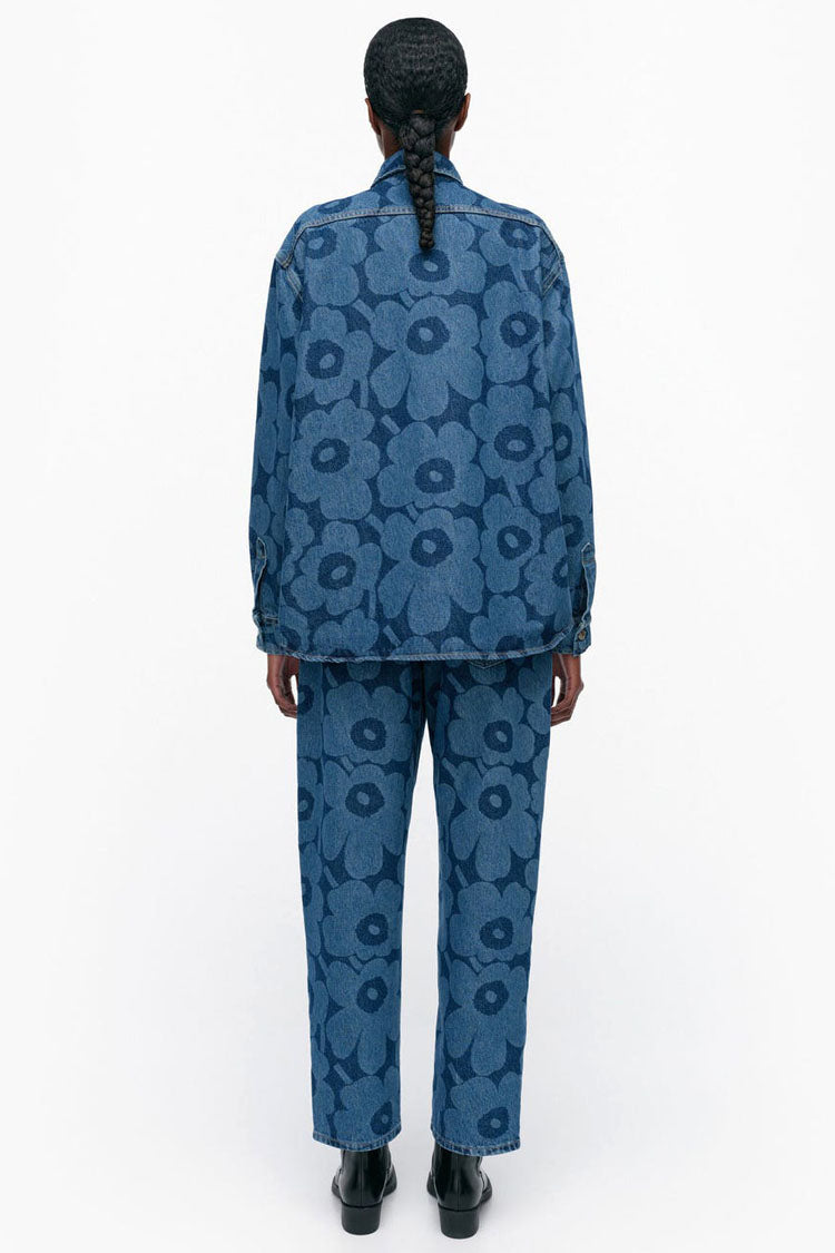 Maridenim Vaihe Unikko Jean Shirt in Mid Indigo