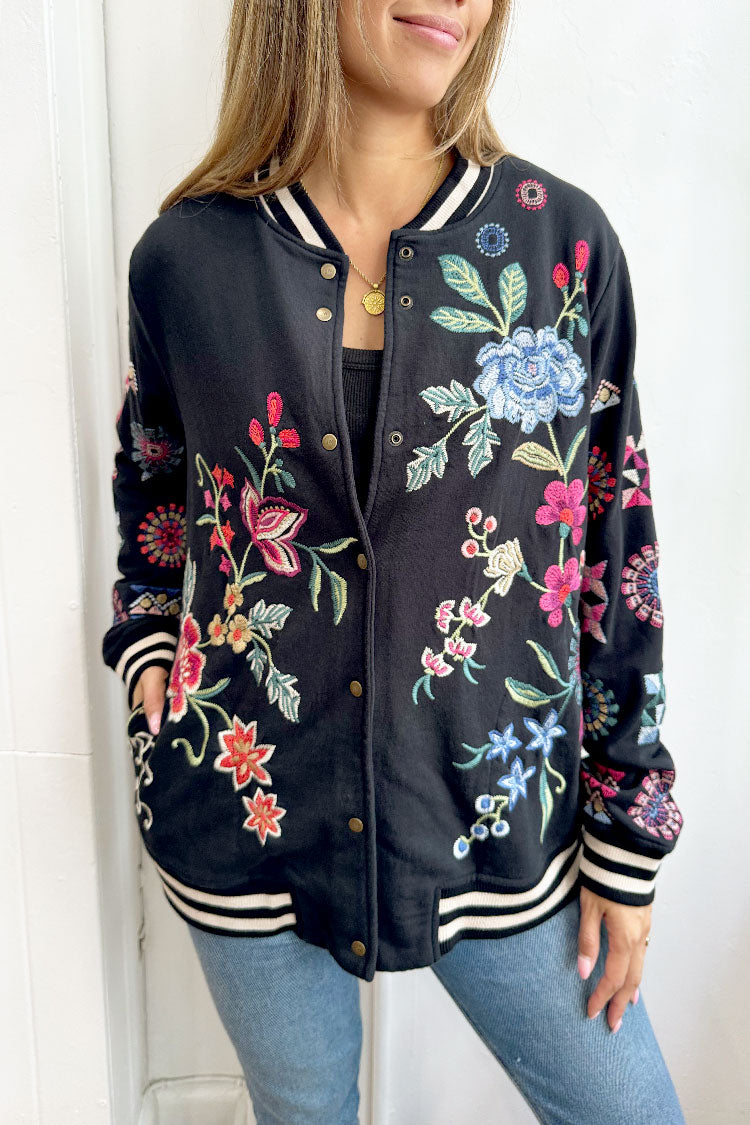 Nikkola French Terry Bomber Jacket