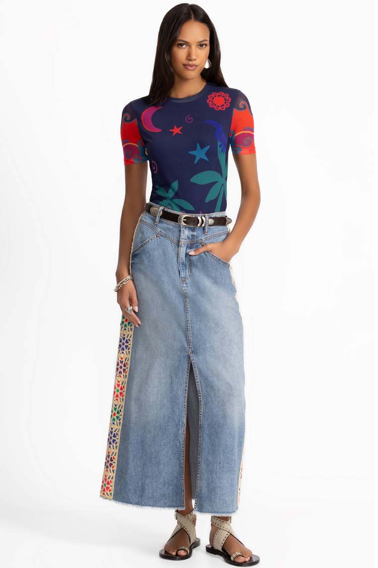 Paloma's Island Eleanor SS Mesh Tee