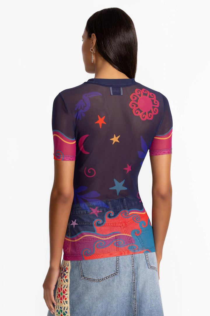 Paloma's Island Eleanor SS Mesh Tee