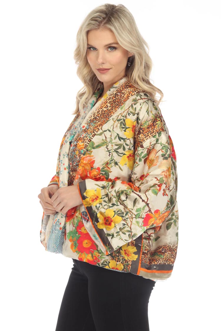 Petra Reversible Puff Kimono Coat