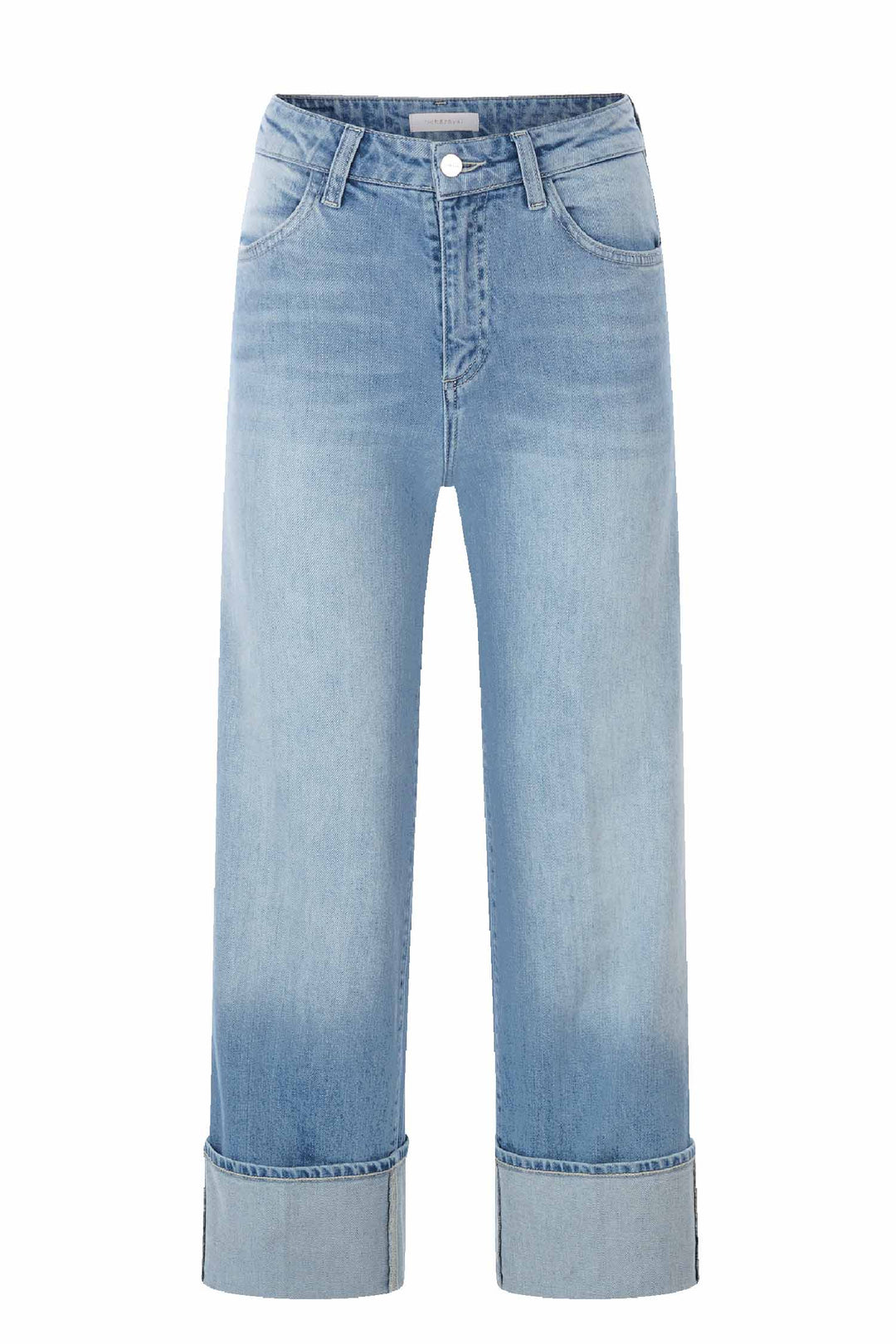 Roll-Up Wide Leg Jeans