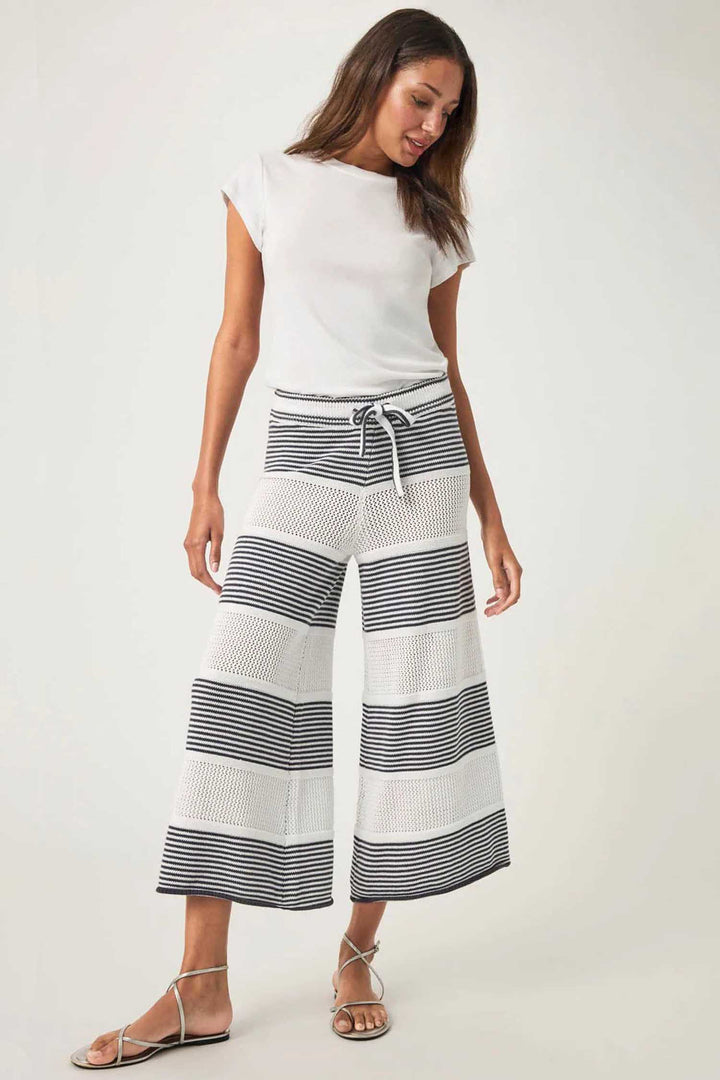 Ronnie Sweater Pant in Ink Stripe