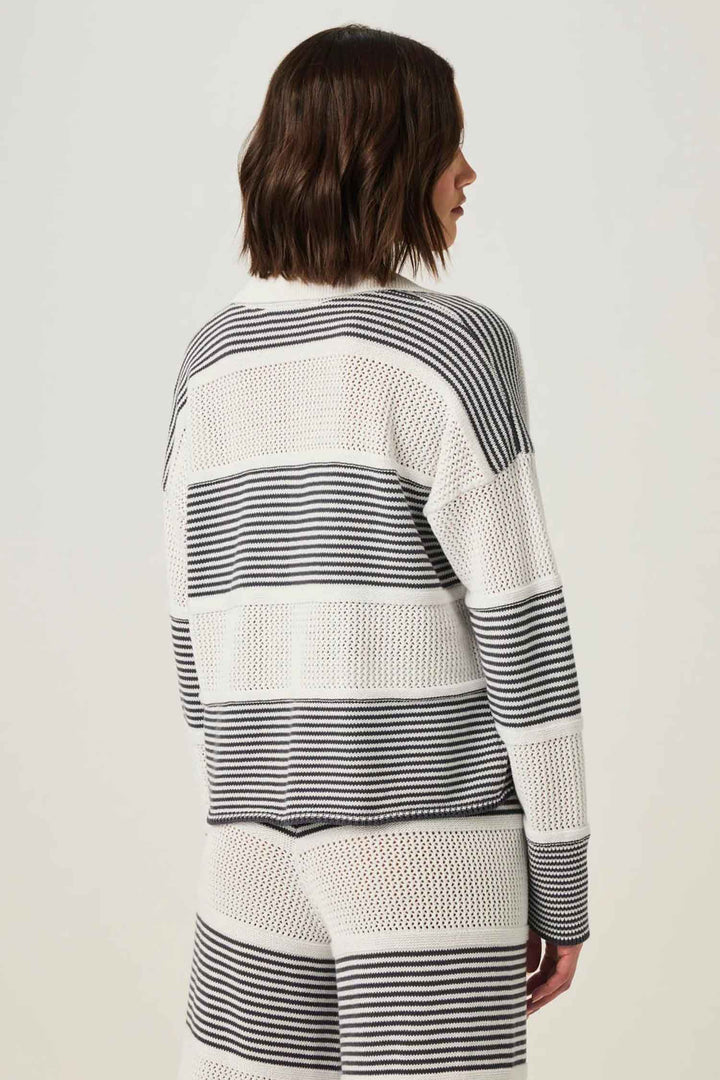 Ronnie Sweater in Ink Stripe