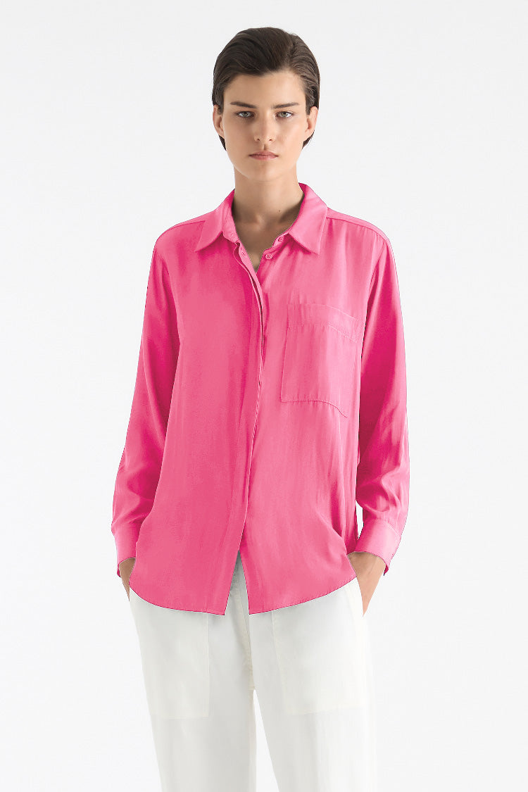 Single Pocket Shirt in Flambe