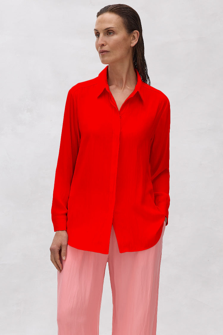 Soft Shirt in Poppy