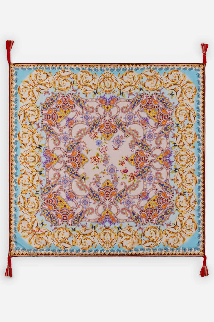 Scroll Silk Scarf