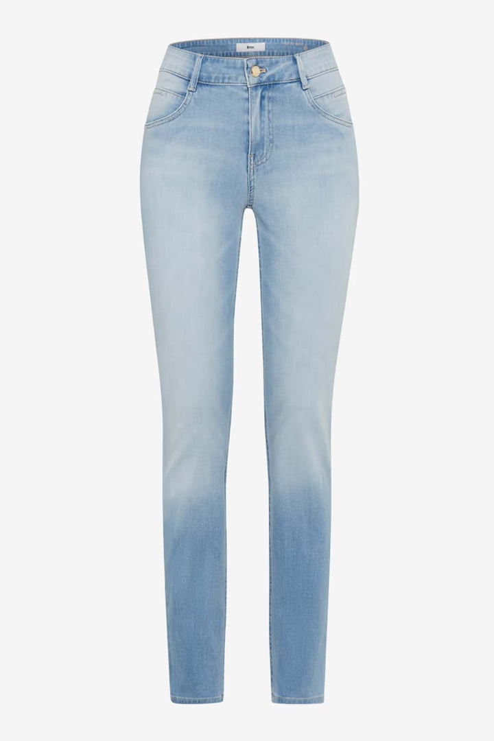 Shakira Slim Fit Jeans in Used Bleached Blue