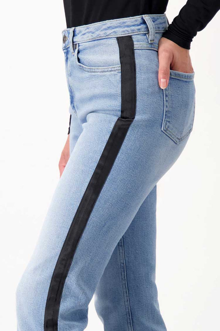 Side Ribbon Flared Jeans | FINAL SALE