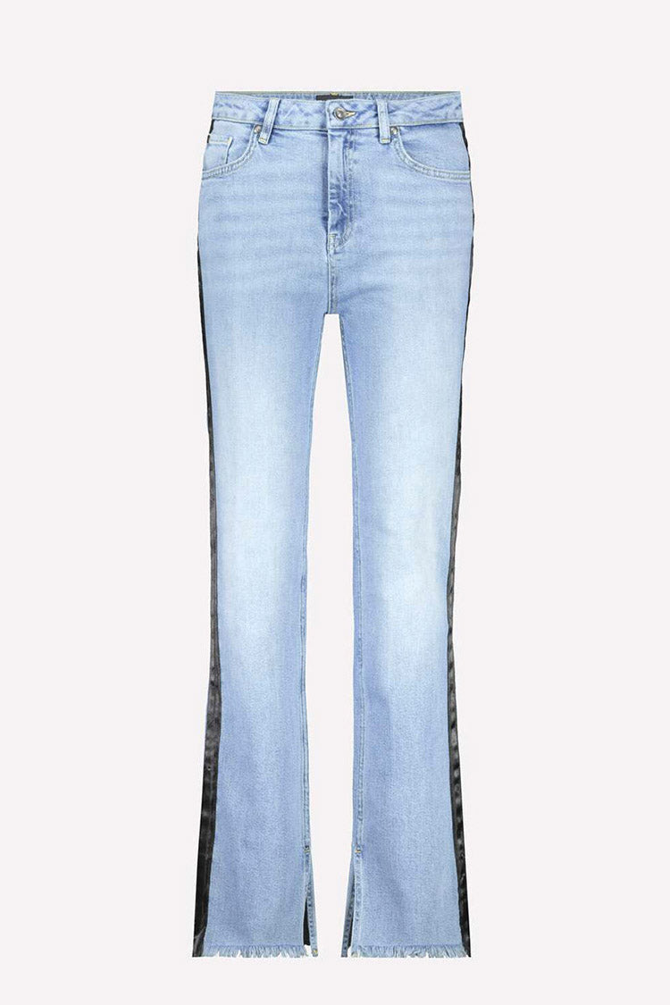 Side Ribbon Flared Jeans | FINAL SALE