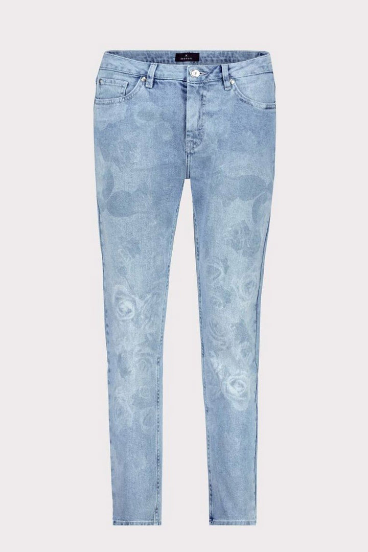 Slim Jeans w Floral Pattern | FINAL SALE