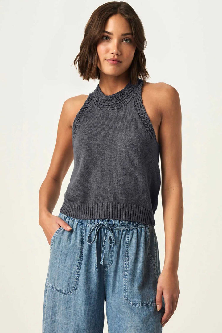 Talula Sweater Tank in Ink