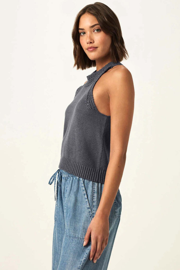 Talula Sweater Tank in Ink