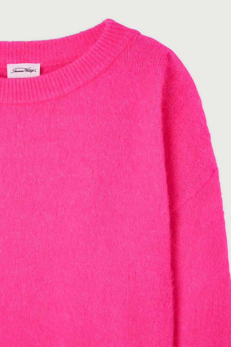 Vitow Loose Sweater in Rose Pink