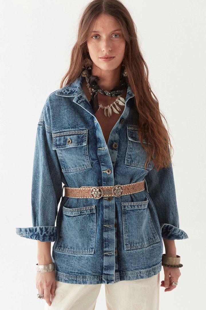 Wayne Nashville Jacket in Western Blue